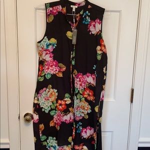 Spense sleeveless tunic topper large